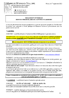 Règlement périscolaire